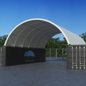 26x40ft (8x12m) Quicklock Commercial Grade Dome (GREY)