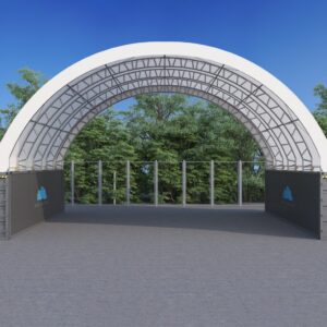 40x40ft (12x12m) Welded Commercial Grade Double Truss Dome