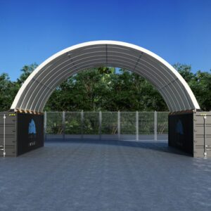 33x40ft (10x12m) Commercial Grade Dome (GREY)