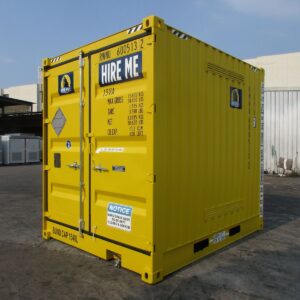 10ft Dangerous Goods and Chemical Storage Containers