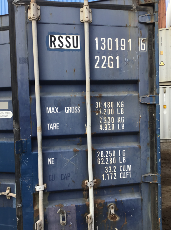 20ft General Purpose Container Sydney RSSU1301916