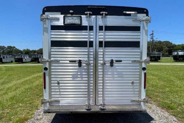 2024 Bison Trail Hand 708160 Stock Trailer with 8′ Short Wall - Image 10