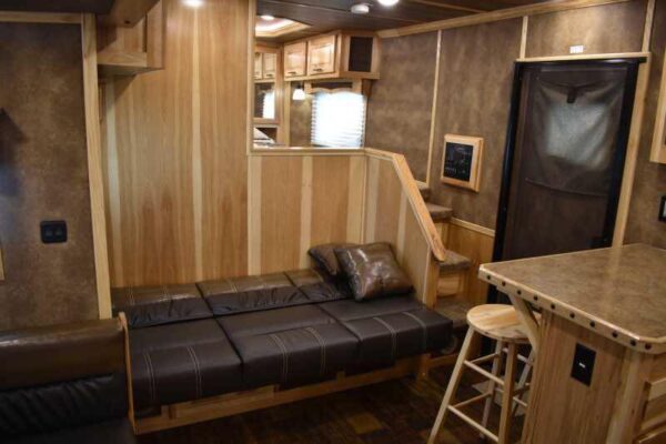 2021 Lakota BIGHORN 8316SRGLQ 3 Horse Trailer with 16′ Short Wall - Image 30