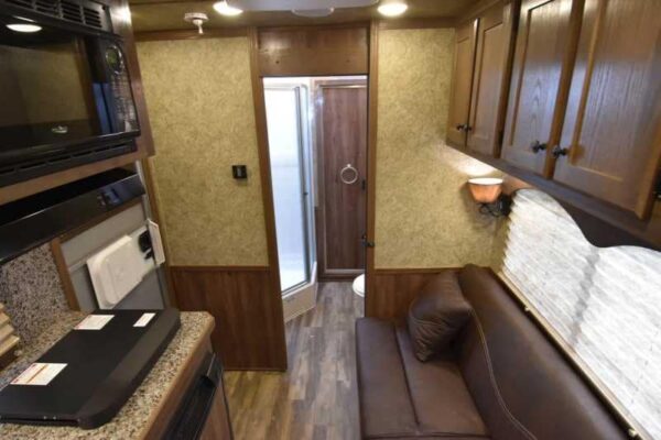 2018 Lakota Charger LQ Stock Trailer with 9′ Short Wall - Image 11